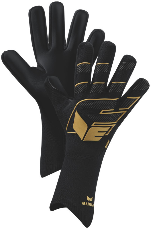 Erima Torwarthandschuhe AeroClaw Legend schwarz/gold Gr. 7 - 12