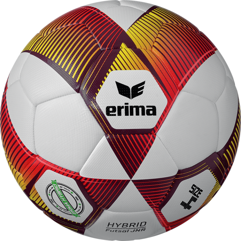 Erima Futsal Ball Hybrid 350g rot/gelb Gr. 4