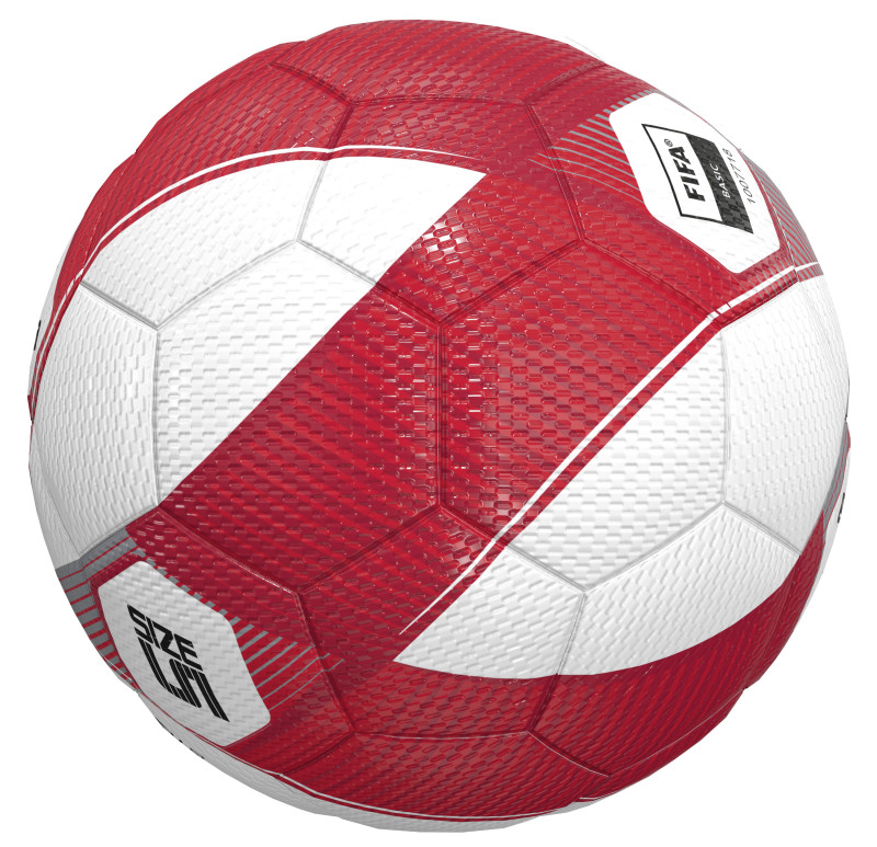 Erima Fußball Hybrid Training 2.0 rot/silber Gr. 5