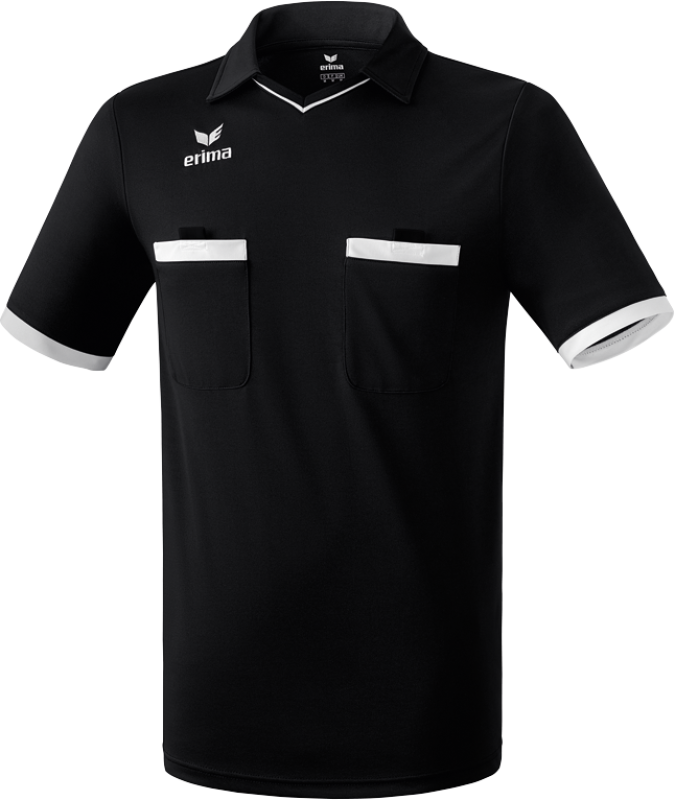Erima Saragossa Schiedsrichtertrikot schwarz/weiß Gr. S - 3XL