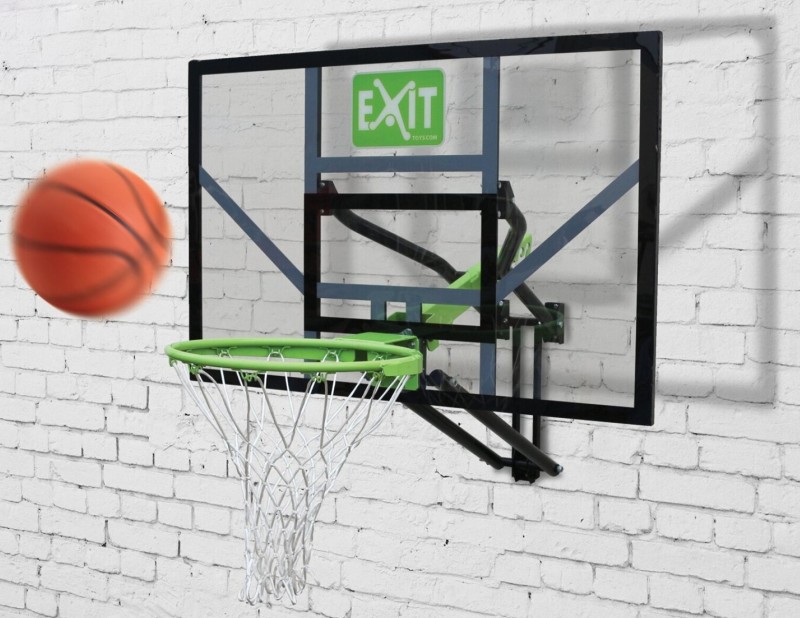 EXIT Galaxy Basketballkorb zur Wandmontage - grün/schwarz