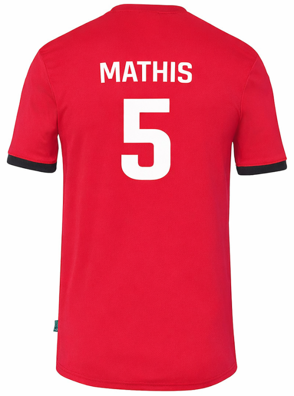 Geburtstagstrikot für Kinder mit Rückennummer + Name Gr. 116 - 164