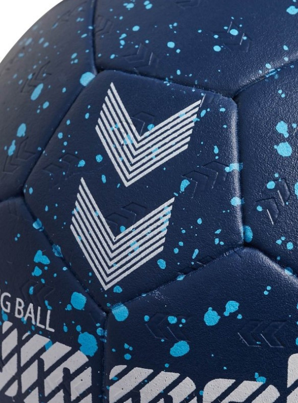 Hummel Handball Classic Energizer Blaze marine/hellblau Gr. 0, 1, 2, 3 Nahaufnahme Hummel Handball Classic Energizer Blaze marine/hellblau Gr. 0, 1, 2, 3 Nahaufnahme