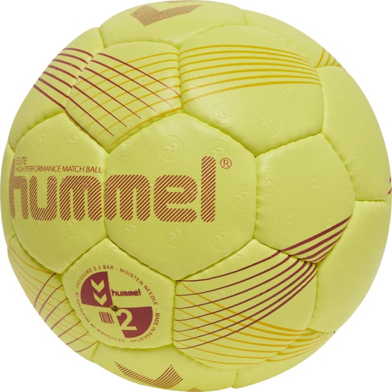 Hummel Handball Wettspielball Elite High Performance gelb/orange/rot Vorderansicht