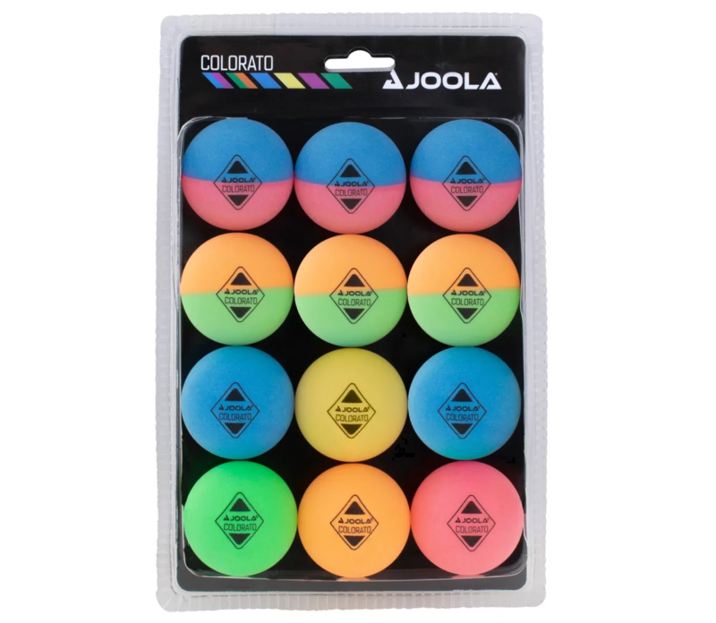 Joola Tischtennisbälle Ballset Colorato BL12
