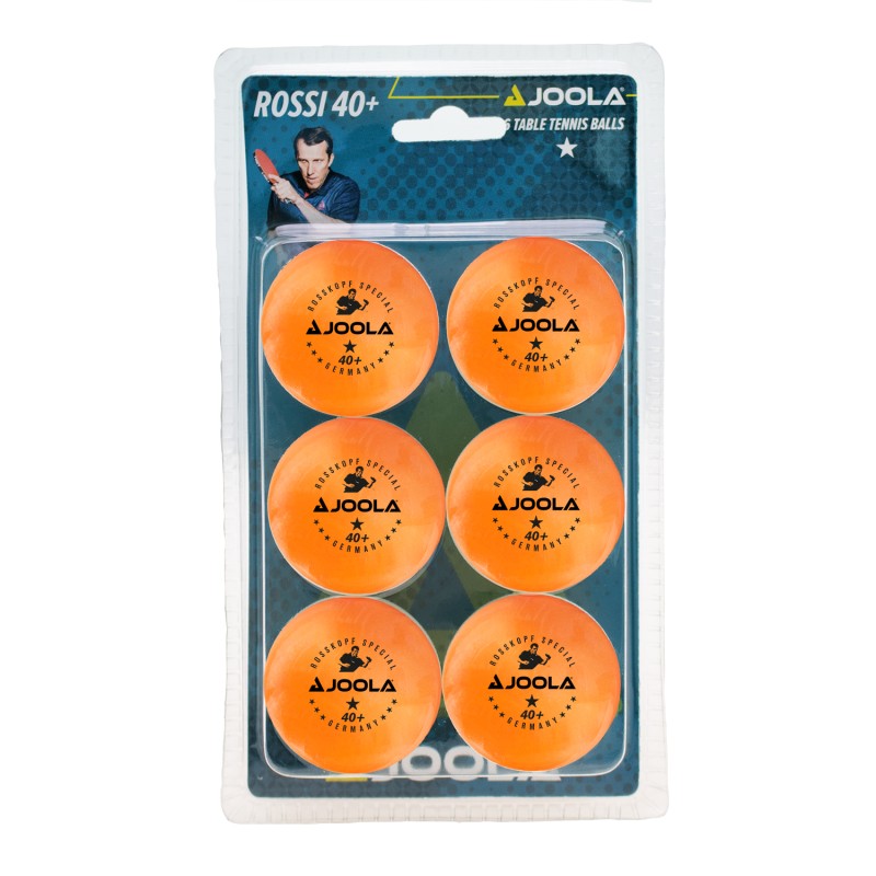 JOOLA Tischtennisbälle Rossi orange, 6 Stück