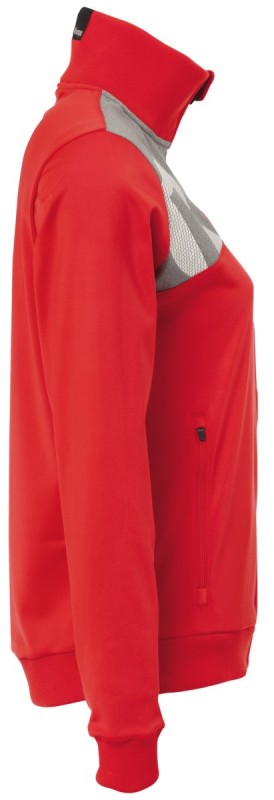 Kempa Core 2.0 Polyesterjacke Damen rot/dark grau melange Gr. S, M, L, XL