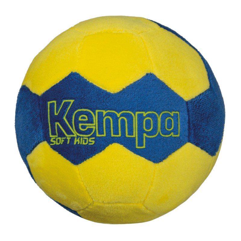 Kempa Handball Soft Kids kempablau/fluo gelb Einheitsgröße