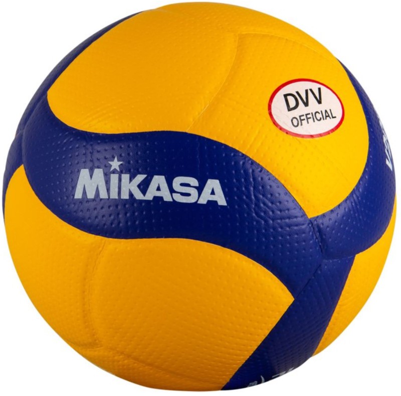 Mikasa Volleyball V200W-DVV gelb/blau Gr. 5