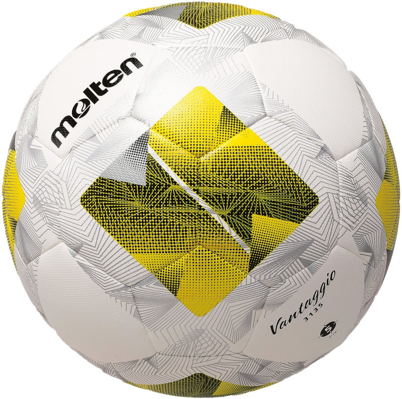 Molten Fußball F5N3135-Y Trainingsball Hybrid Light 350g weiß/gelb/grau Gr. 5 Vorderseite