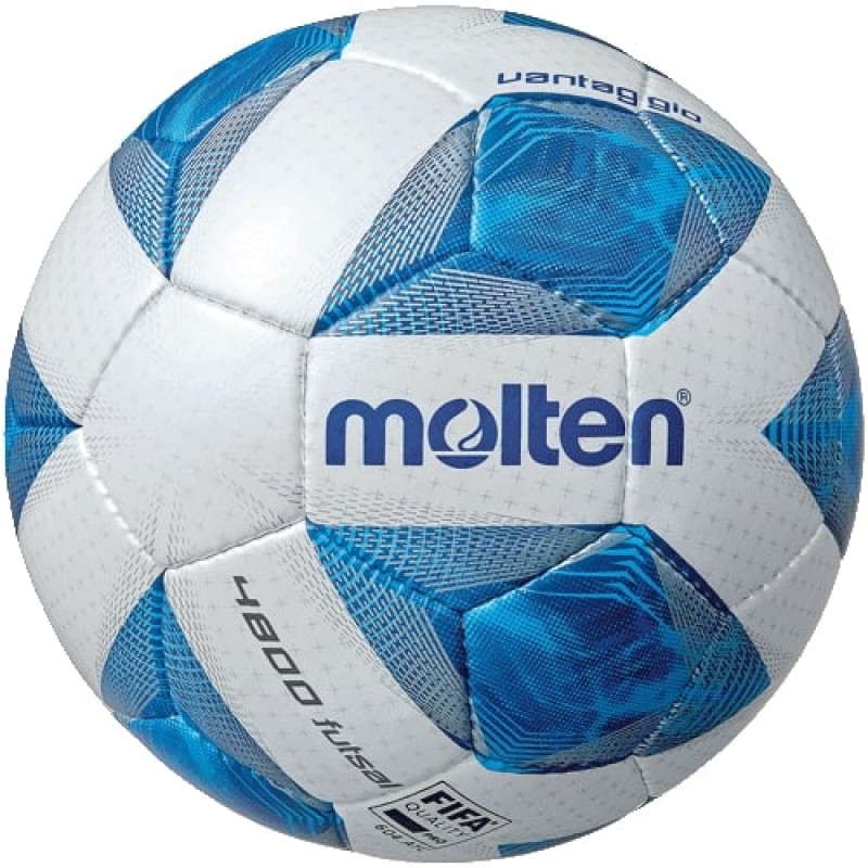 Molten Futsal Ball Spielball F9A4800 weiß/blau/silber
