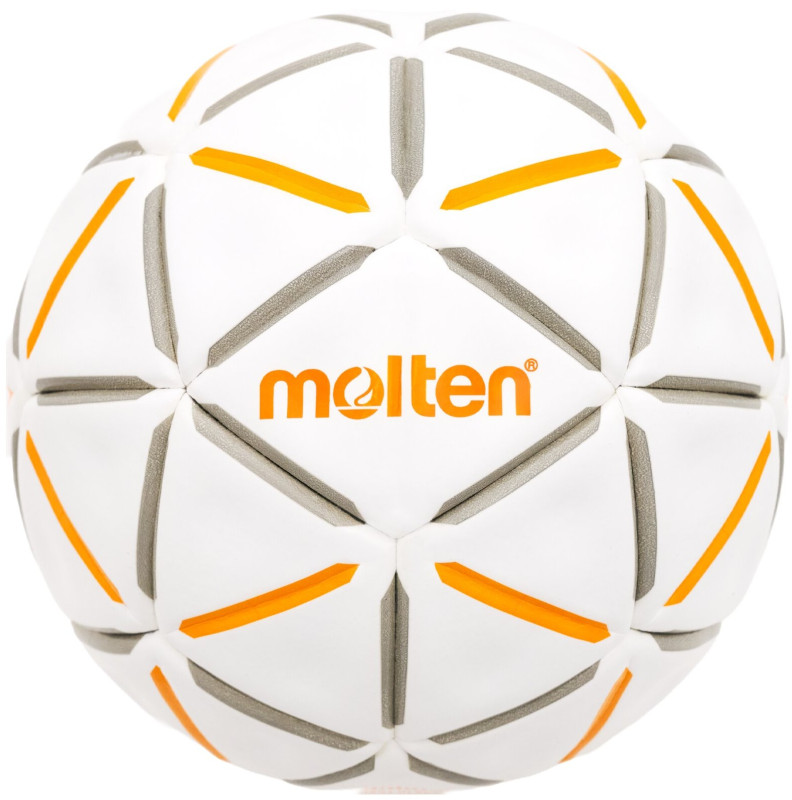 Molten Handball d60 PRO Top Wettspielball, Resin-Free Harzfrei weiß/orange Gr. 2, 3