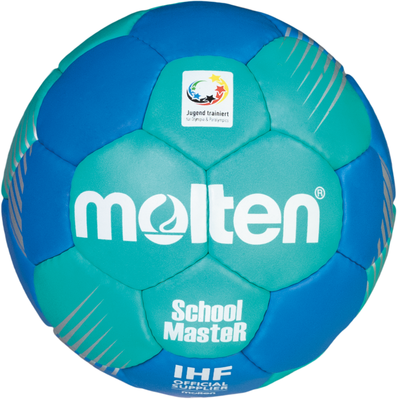 Molten Handball HF-SM School MasteR IHF grün/blau Gr. 1,2,3