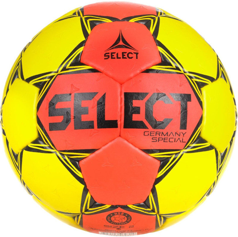 SELECT Handball Germany Special Trainingsball gelb/rot v26 Gr. 0, 1, 2, 3