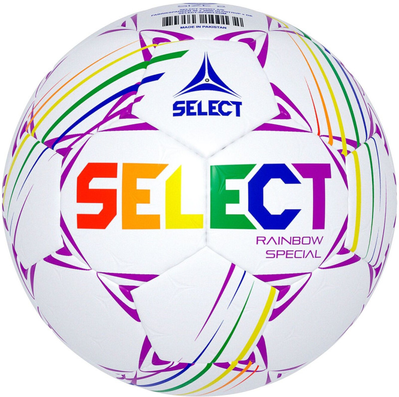 SELECT Handball Rainbow Special v25 weiß/bunt Gr. 0, 1, 2, 3 Rückseite SELECT Handball Rainbow Special v25 weiß/bunt Gr. 0, 1, 2, 3 Rückseite