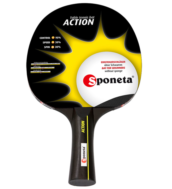 Sponeta Tischtennisschläger Action für Einsteiger