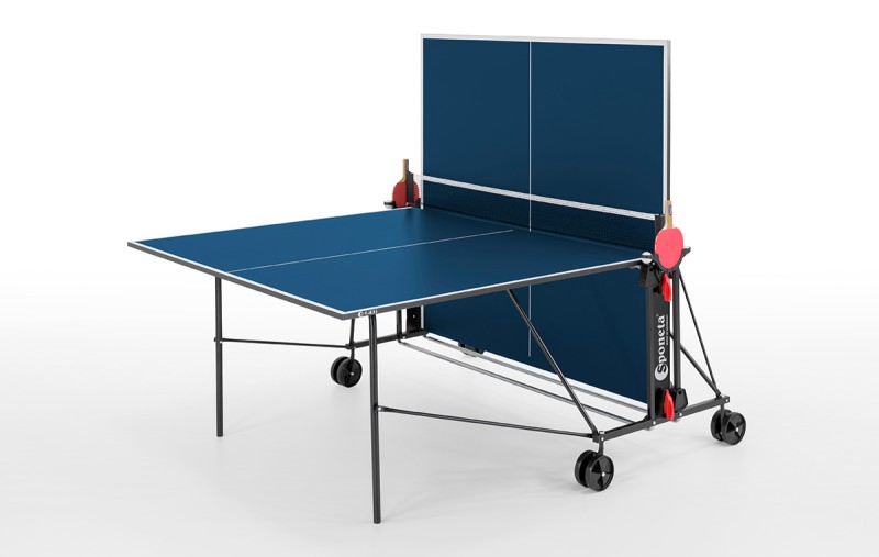 Sponeta Tischtennisplatte Indoor blau S 1-43 i inkl. Netz
