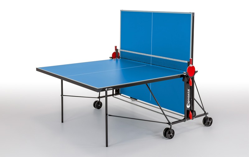 Sponeta Tischtennisplatte Outdoor blau S 1-43 e inkl. Netz