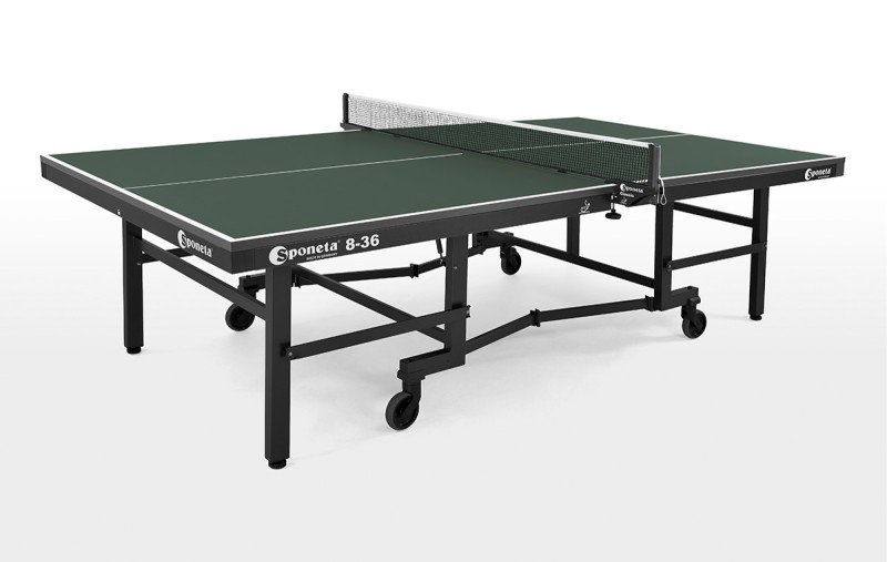 Sponeta Tischtennisplatte Indoor grün S 8-36 i inkl. Netz