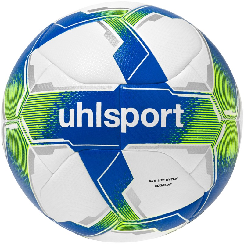Uhlsport Fußball 350 Lite Match Addglue weiß/royal/fluo gelb Gr. 4, 5