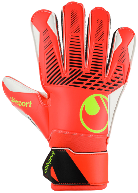 Uhlsport Torwarthandschuhe FM ZNE Starter Soft fluo rot/weiß/fluo gelb Gr. 2 - 11