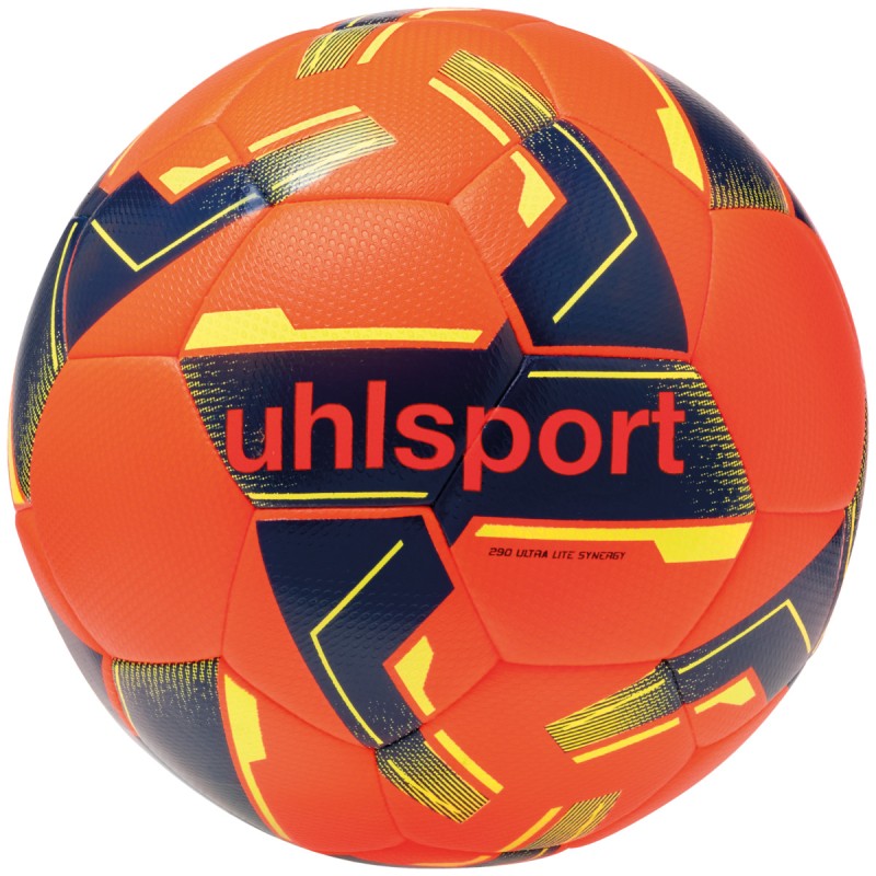 Uhlsport Fußball 290 Ultra Lite Synergy 290g fluo orange/marine/fluo, Gr. 3, 4, 5