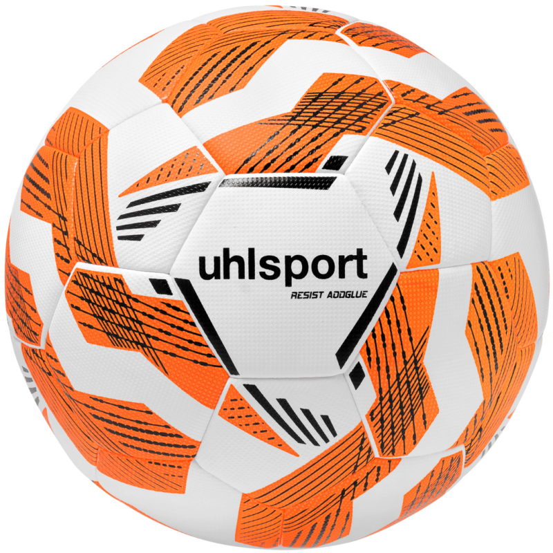 Uhlsport Fußball Resist Addglue Kunstrasen weiß/fluo orange/schwarz Gr. 4, 5