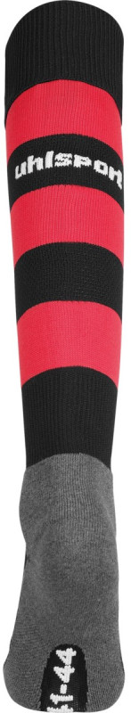 Uhlsport Team Pro Essential Stripe Stutzenstrumpf schwarz/rot Gr. 28 - 47 Uhlsport Team Pro Essential Stripe Stutzenstrumpf schwarz/rot Gr. 28 - 47