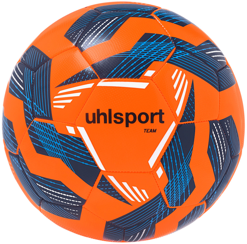 Uhlsport Fußball Team fluo orange/marine/weiß Gr. 5