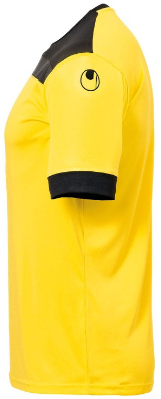 Uhlsport Fußball Trikot Offense 23 Kurzarm limonengelb/schwarz/anthra Gr. 116 - 3XL