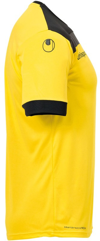 Uhlsport Fußball Trikot Offense 23 Kurzarm limonengelb/schwarz/anthra Gr. 116 - 3XL