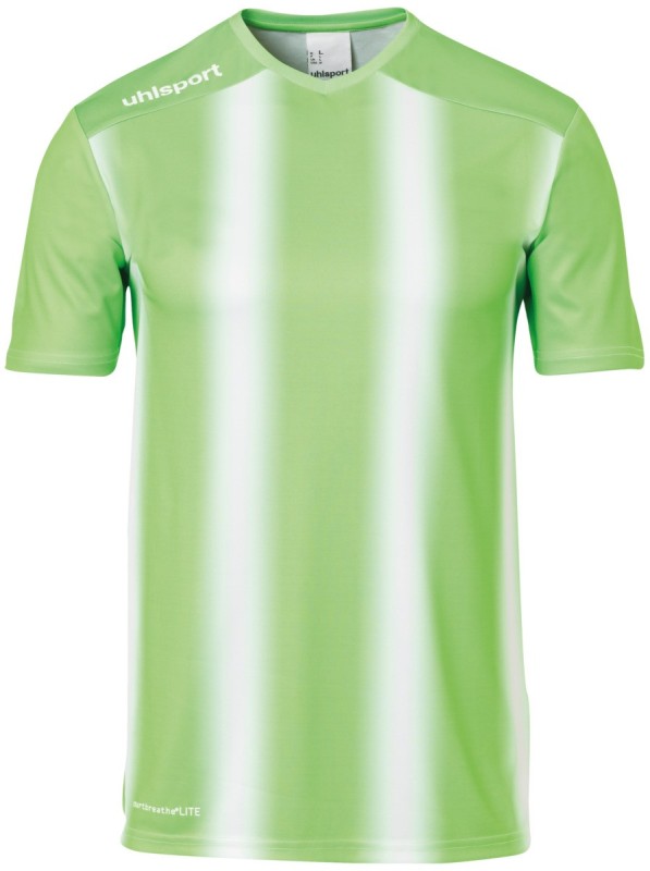 Uhlsport Fußball Trikot Stripe 2.0 Kurzarm fluo grün/weiß Gr. 116 - XL