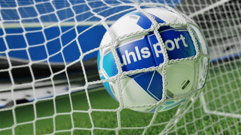 Uhlsport Fußball Attack Addglue weiß/royal/blau Gr. 4, 5