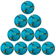 10er Ballpaket / Ballset Erima Handball Flash Junior für Kinder sky/navy Gr. 0