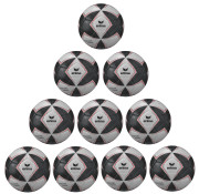 10er Ballpaket / Ballset Erima Fußball Senzor Star Training schwarz/grau Gr. 5