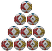10er Ballpaket / Ballset Erima Fußball Senzor Star Training mehrfarbig Gr. 5