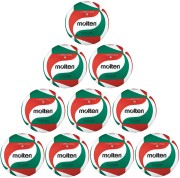 10er Ballpaket / Ballset Molten Volleyball V5M4500-DE Wettspielball DVV2 Gr. 5