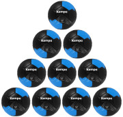 10er Ballpaket / Ballset Kempa Handball Spectrum Synergy Primo schwarz/sweden blau Gr. 0, 1, 2, 3