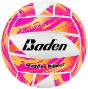 Baden Beachvolleyball Match Point Beach weiß/orange/pink Gr. 5