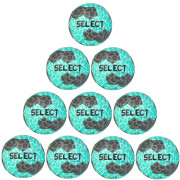 10er Ballpaket / Ballset SELECT Handball Light Grippy EHF DB v24 hellblau/grau Gr. 00