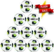 10er Ballpaket / Ballset DERBYSTAR Fußball Brillant TT v26 weiß/grün/gelb Gr. 5