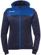 Kempa Emotion 2.0 Kapuzenjacke Damen marine/royal Gr. XS, S, M, L, XL, XXL