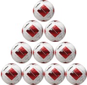 10er Ballpaket / Ballset Molten Fußball F5N3600-R Trainingsball Hybrid weiß/rot Gr. 5