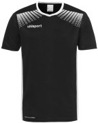 Uhlsport Fußball Trikot GOAL Kurzarm für Kinder schwarz/weiß Gr. 116 + 128